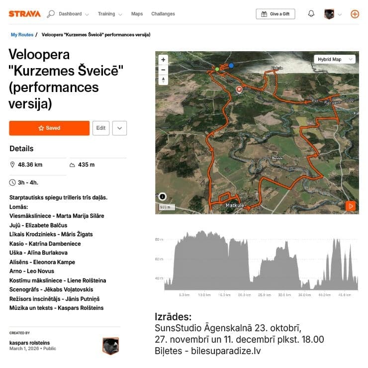Veloopera “Kurzemes Šveicē”