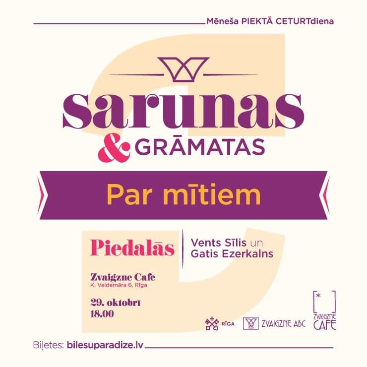 Sarunas un grāmatas | Par mītiem| Vents Sīlis un Gatis Ezerkalns