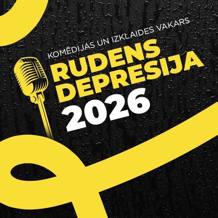 Komēdijas un izklaides vakars - RUDENS DEPRESIJA 2026 / RĒZEKNE