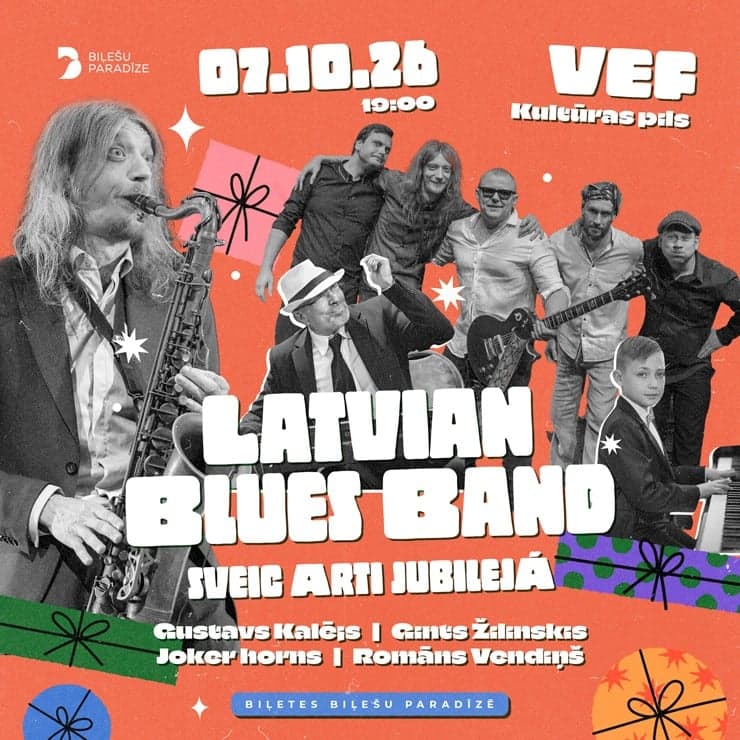 Latvian Blues Band sveic Arti jubilejā
