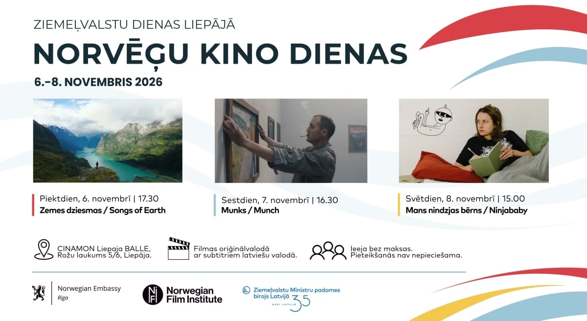 ZIEMEĻVALSTU dienas: Norvēģu kino