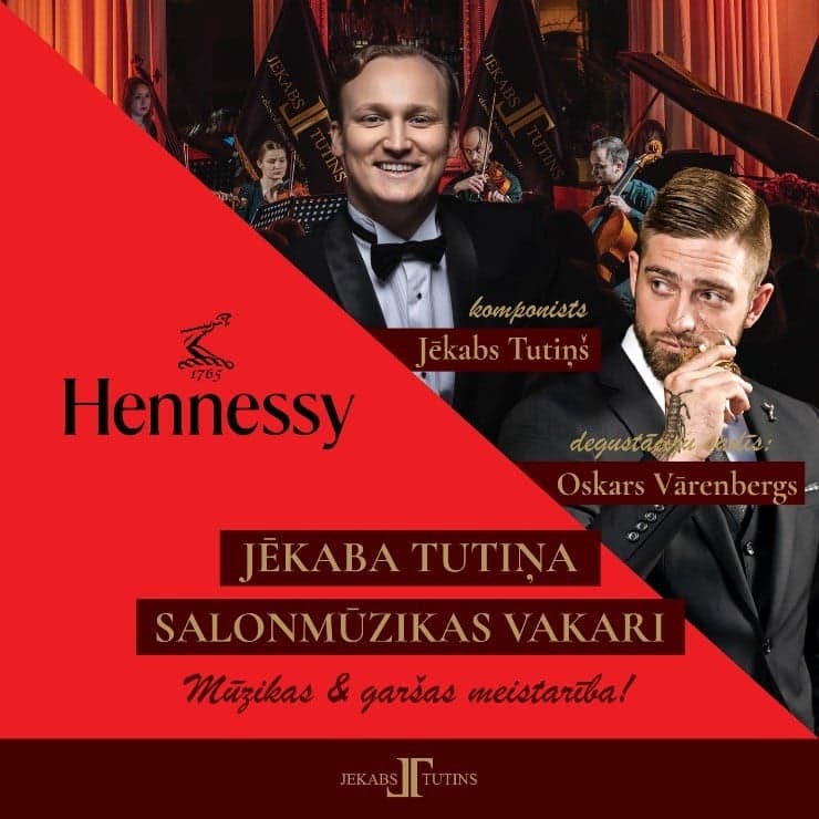 Benjamiņu nama salonmūzikas vakars | J. TUTIŅŠ & HENNESSY