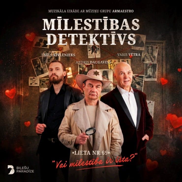 MĪLESTĪBAS DETEKTĪVS muzikāla izrāde