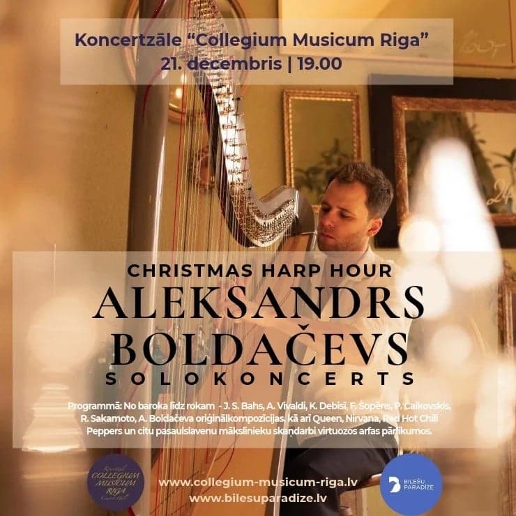 ALEKSANDRS BOLDAČEVS | CHRISTMAS HARP HOUR | No baroka līdz rokam