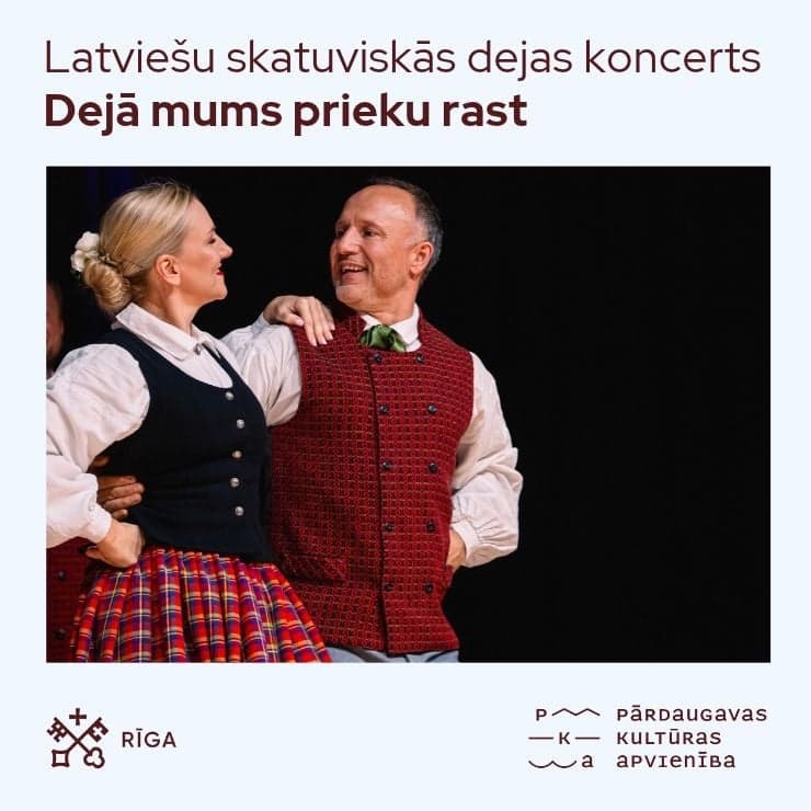 Latviešu skatuviskās dejas koncerts “Dejā mums prieku rast”