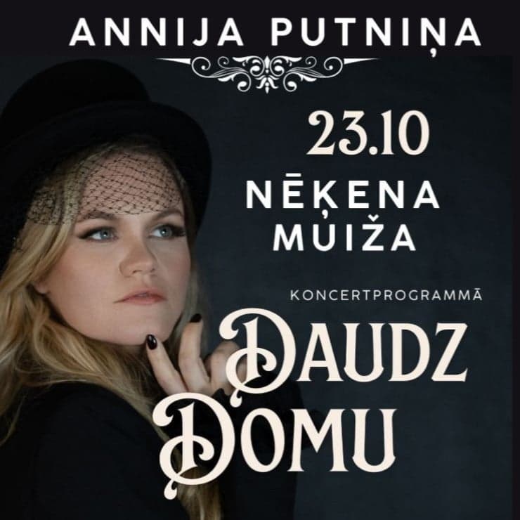 Annija Putniņa koncertprogrammā "Daudz Domu"