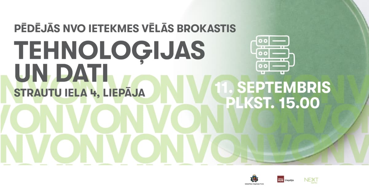 Tehnoloģijas un dati: NVO “vēlās brokastis” (“BIAC”)