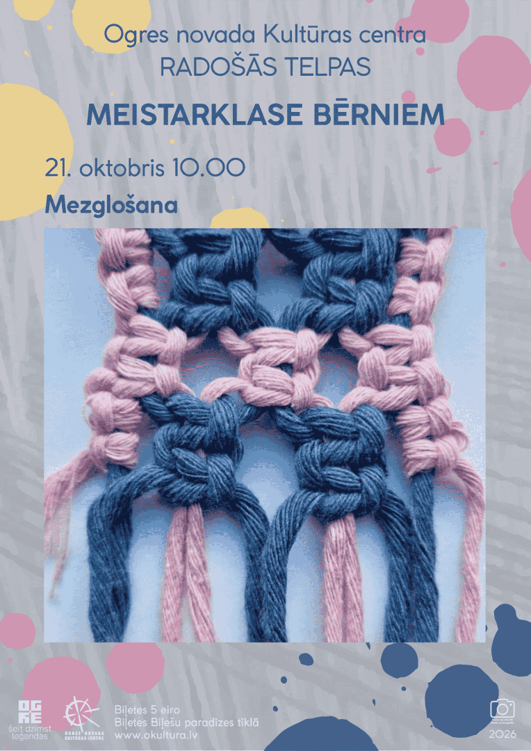 Mezglošanas meistarklase bērniem Ogrē