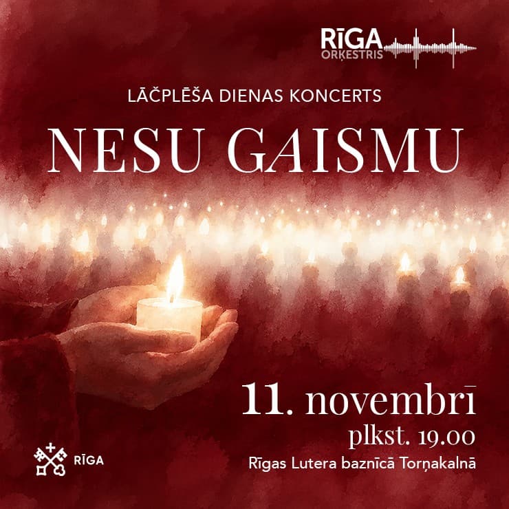 NESU GAISMU. Orķestris "Rīga", diriģents Artūrs Oskars Mitrevics