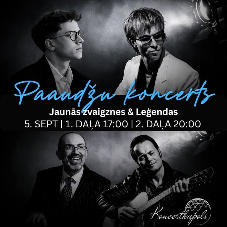 Jaunās zvaigznes & Leģendas — Divu paaudžu koncertstāsts ar picām garajā starpbrīdī