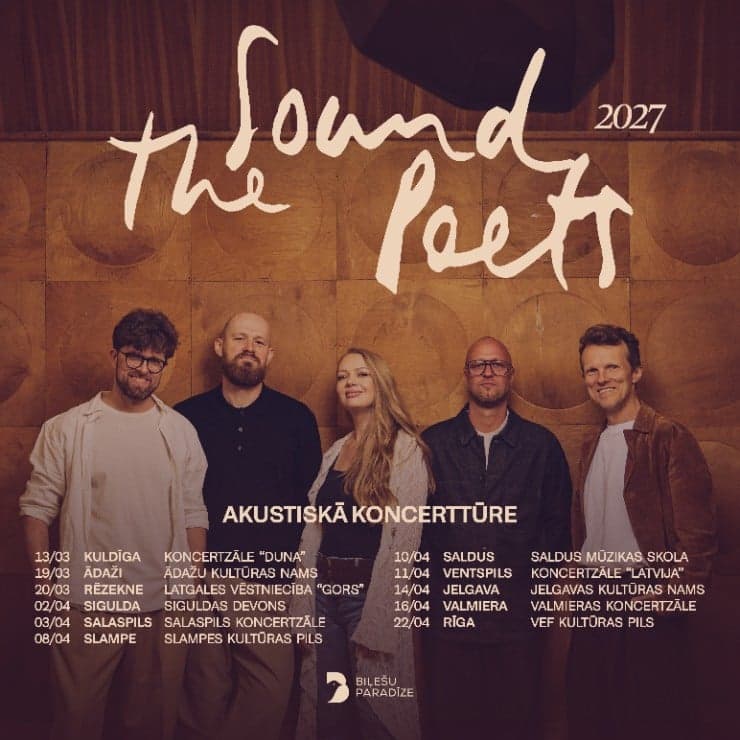 “The Sound Poets” akustiskā tūre