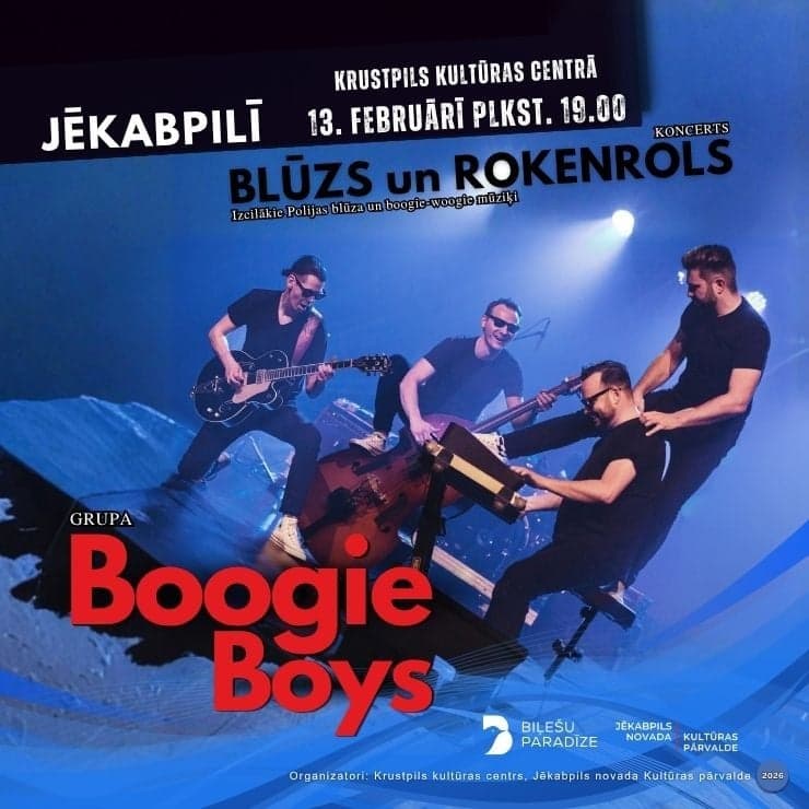 BLŪZS un ROKENROLS grupa Boogie Boys