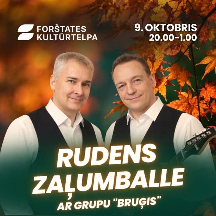 Rudens zaļumballe kopā ar grupu “Bruģis”