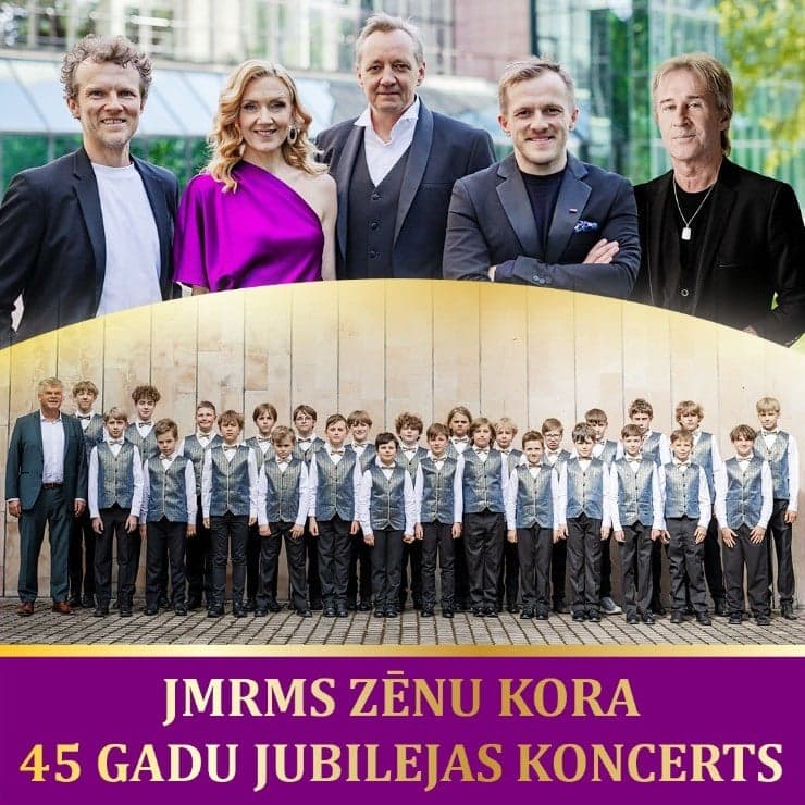 Jāzepa Mediņa Rīgas mūzikas skolas zēnu kora 45 gadu jubilejas koncerts "Mēs varam līdzās būt"