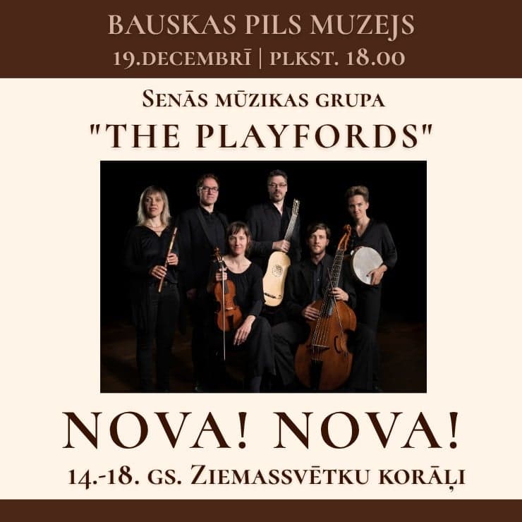 Ziemassvētku korāļi koncertprogrammā "Nova! Nova!"