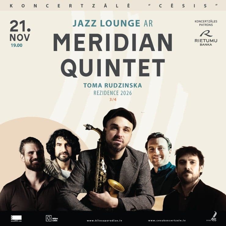 JAZZ LOUNGE | Toma Rudzinska rezidence | Meridian Quintet