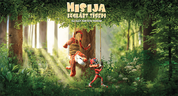 Animācijas piedzīvojumu filma “Misija: izglābt tīģeri”