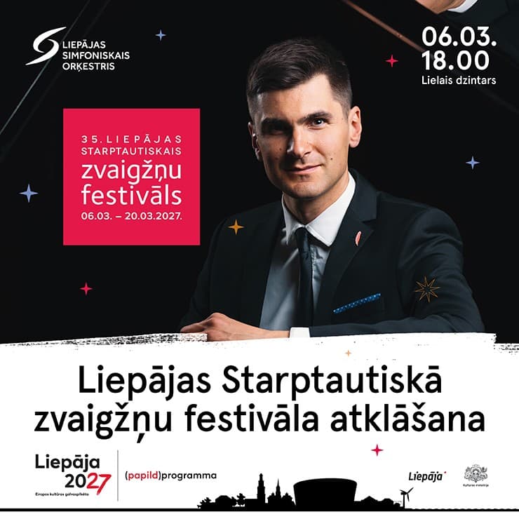 Liepājas Starptautiskā zvaigžņu festivāla atklāšana