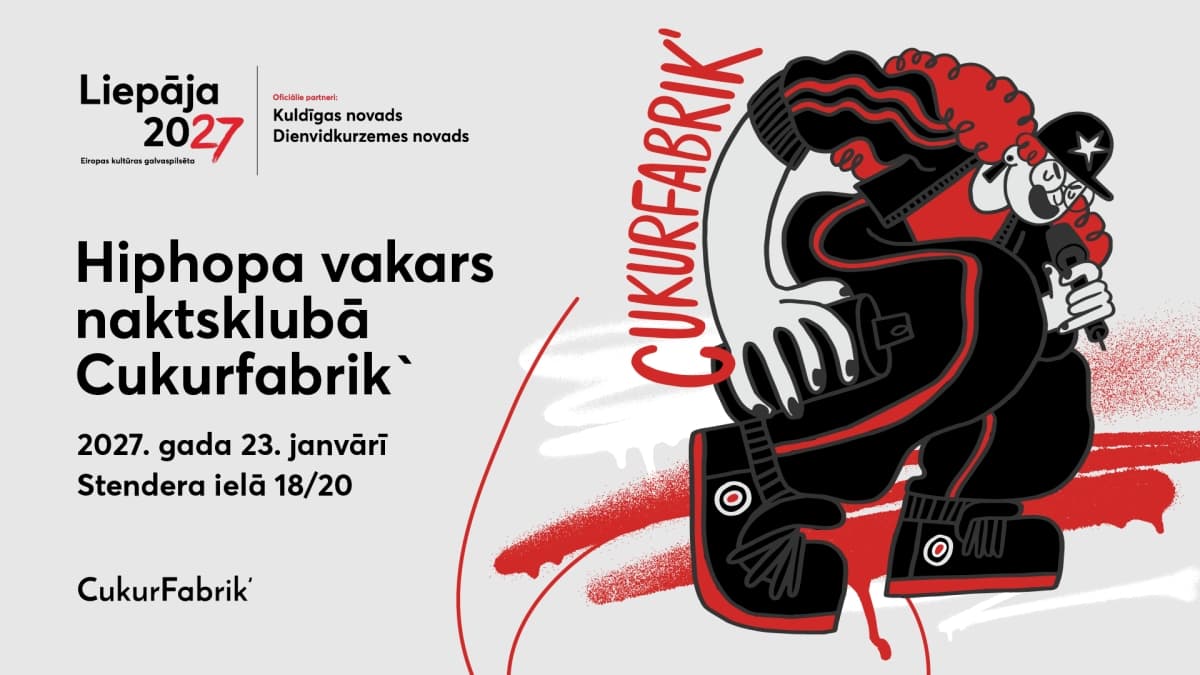 Hiphopa vakars naktsklubā Cukurfabrik`
