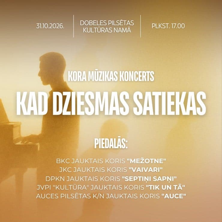 Kora mūzikas koncerts "Kad dziesmas satiekas"