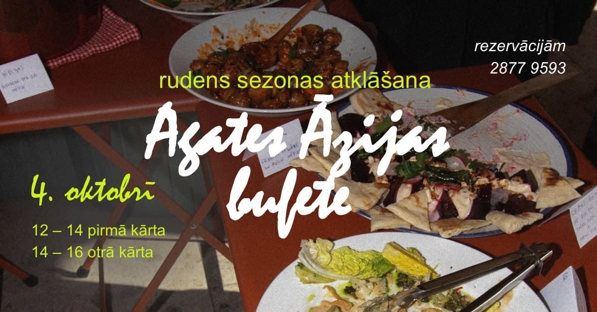 Agates Āzijas bufete