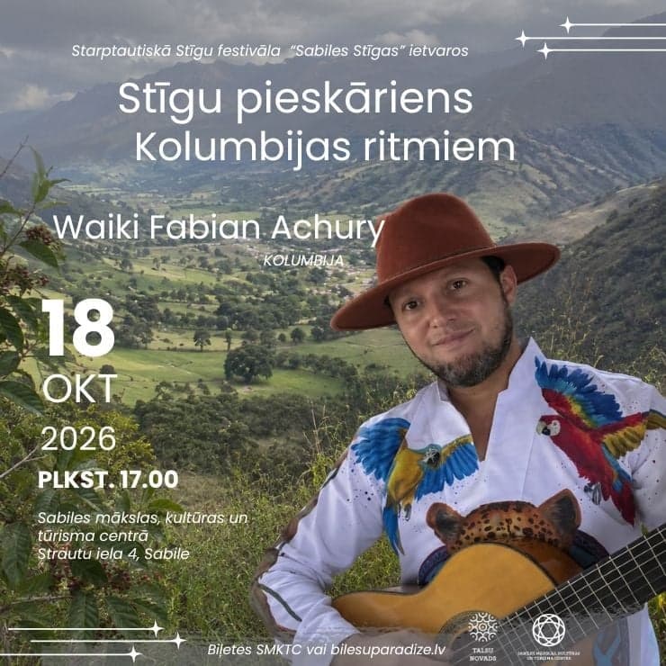 Waiki Fabian Achury “Stīgu pieskāriens Kolumbijas ritmiem” | 3rd International Sabile String Festival Opening Concert