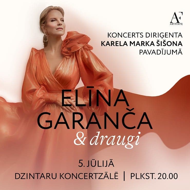 ELĪNAS GARANČAS un draugu koncerts, Diriģents KARELS MARKS ŠIŠONS