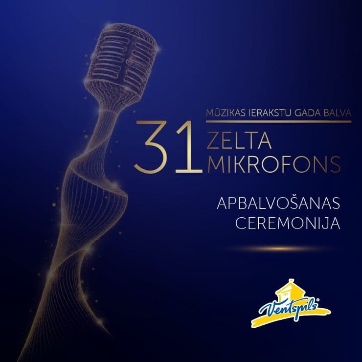 ZELTA MIKROFONS 31 apbalvošanas ceremonija