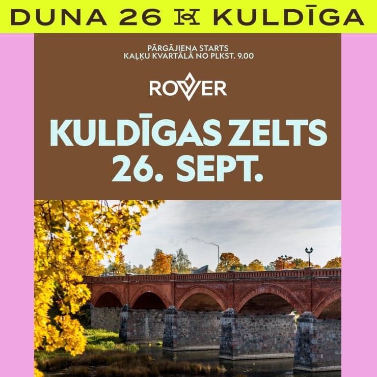 Pārgājiens KULDĪGAS ZELTS