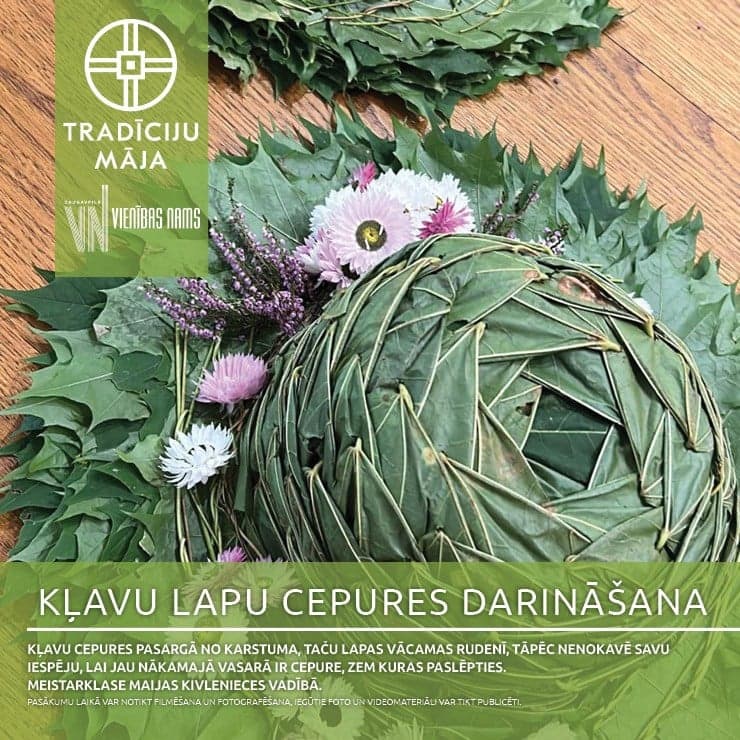 Kļavu lapu cepures darināšana | Meistarklase
