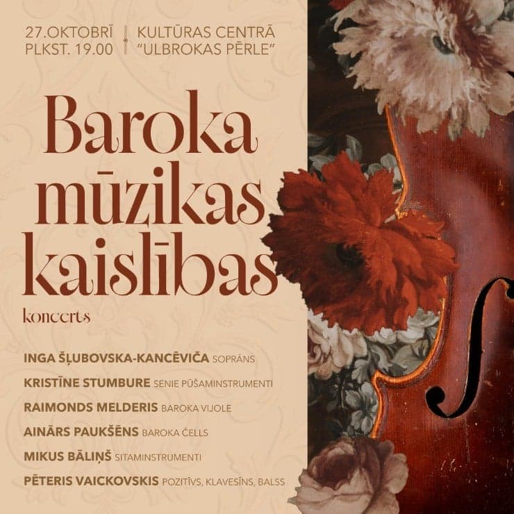 Koncertuzvedums “Baroka mūzikas kaislības”