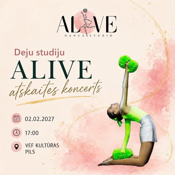 Deju studijas ALIVE atskaites koncerts
