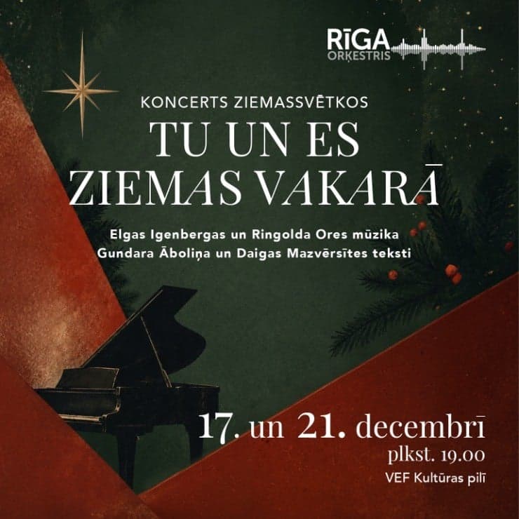 TU UN ES ZIEMAS VAKARĀ. Orķestris “Rīga”, Ieva Parša, Beāte Zviedre, Rihards Millers