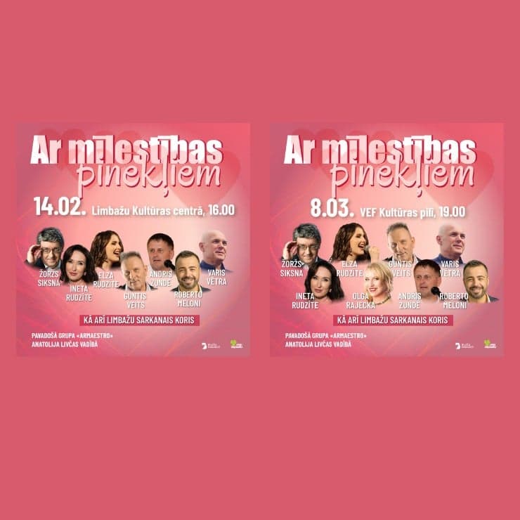 Koncerts “Ar mīlestības pinekļiem”