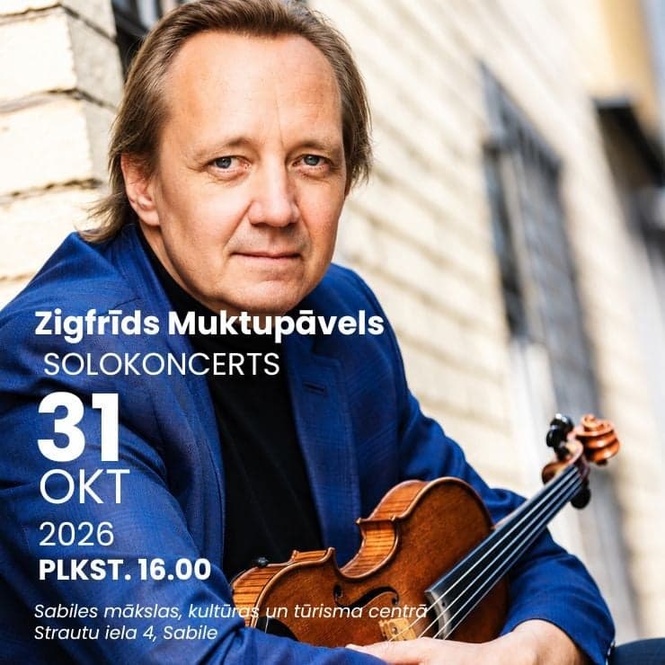 Zigfrīds Muktupāvels SOLOKONCERTS | 3. Starptautiskā Sabiles stīgu festivāla noslēguma koncerts