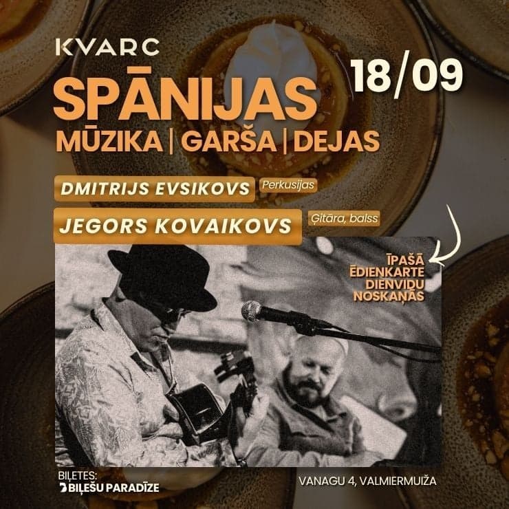 SPĀNIJAS MŪZIKA, GARŠA un DEJAS | Jegors Kovaikovs un Dmitrijs Evsikovs