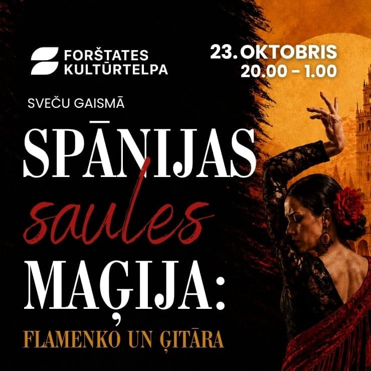 Spānijas saules maģija: Flamenko un ģitāra | Atpūtas vakars Sveču gaismā