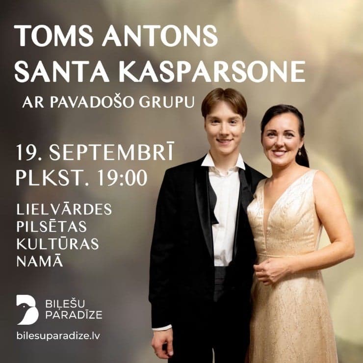 TOMS ANTONS & SANTA KASPARSONE ar pavadošo grupu