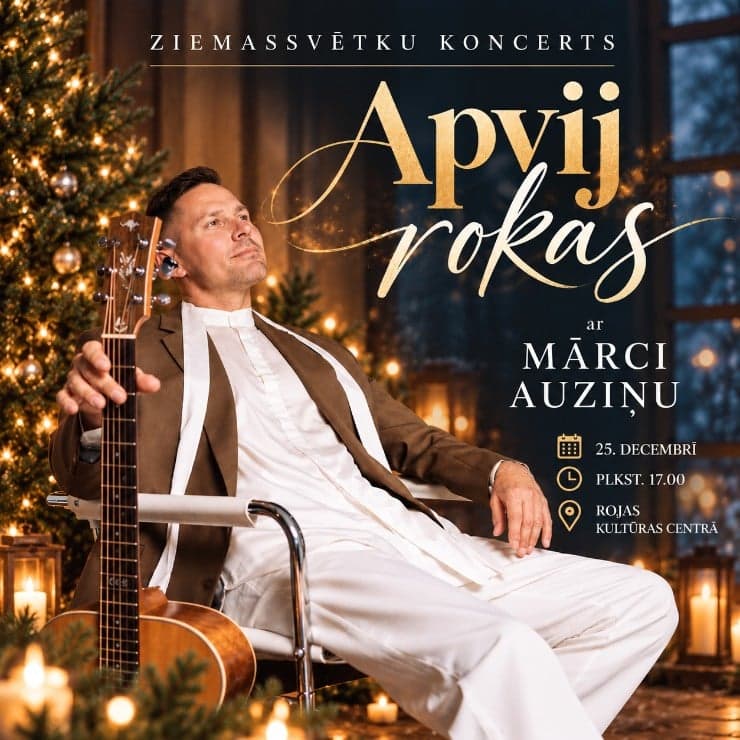Mārča Auziņa koncerts Ziemassvētkos "Apvij rokas"