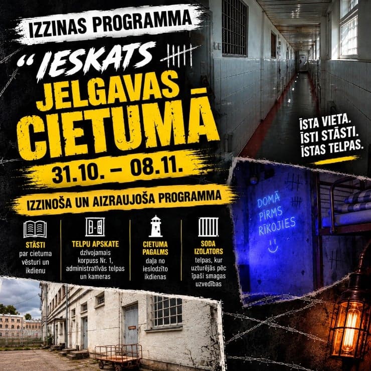 Izziņas programma “Ieskats JELGAVAS CIETUMĀ”