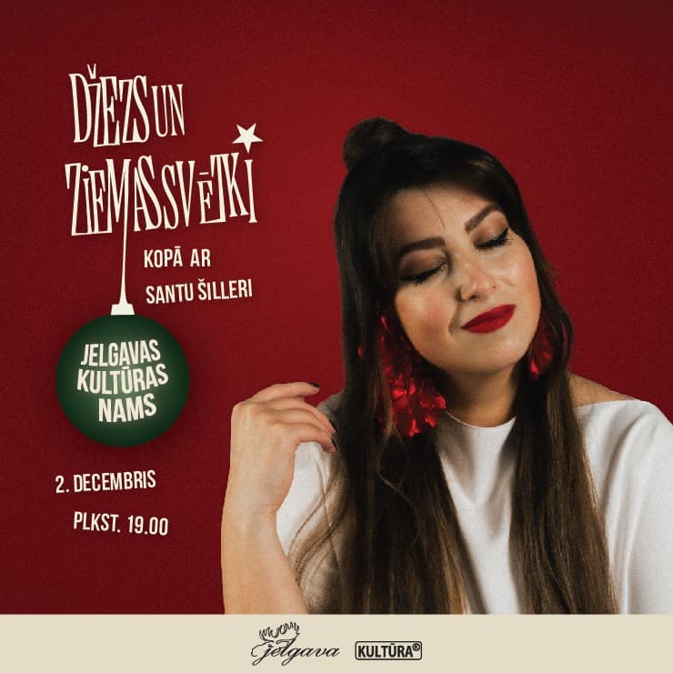 Santa Šillere koncertprogrammā “Džezs un Ziemassvētki”