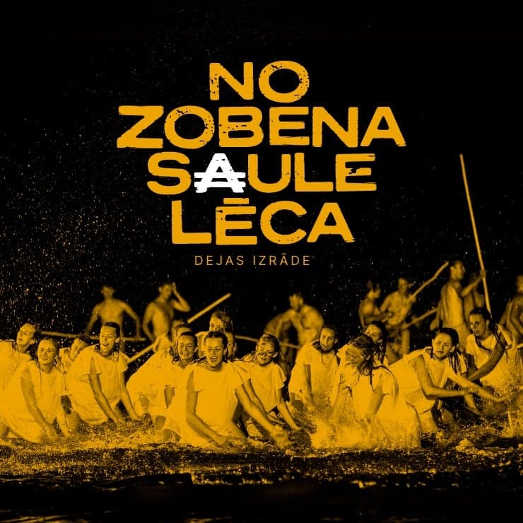 NO ZOBENA SAULE LĒCA... - dejas izrāde