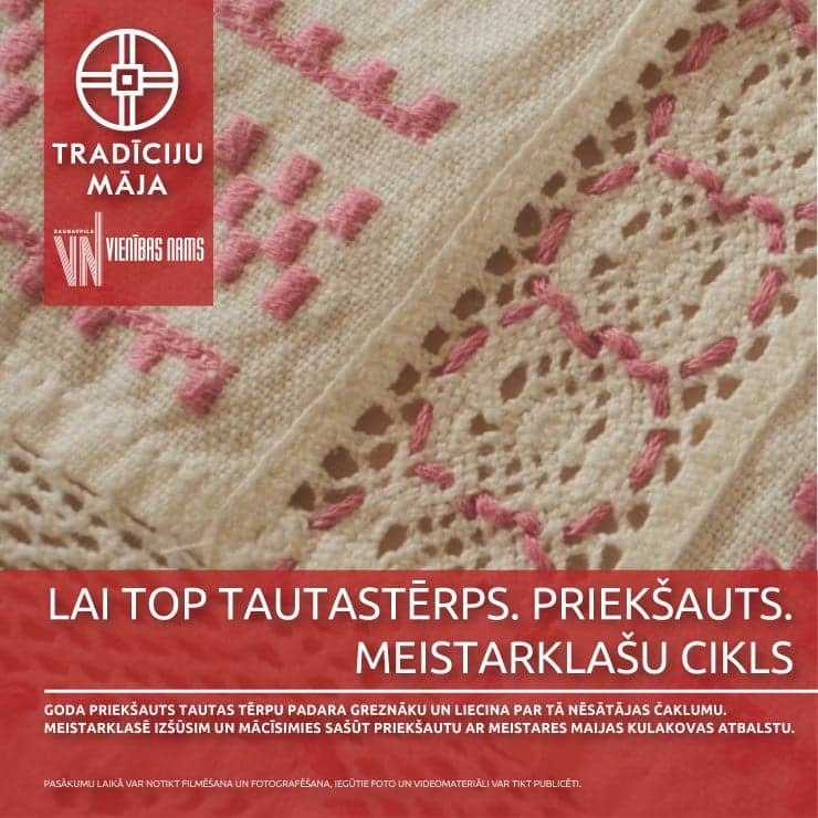 Lai top tautastērps. Priekšauts. | Meistarklašu cikls
