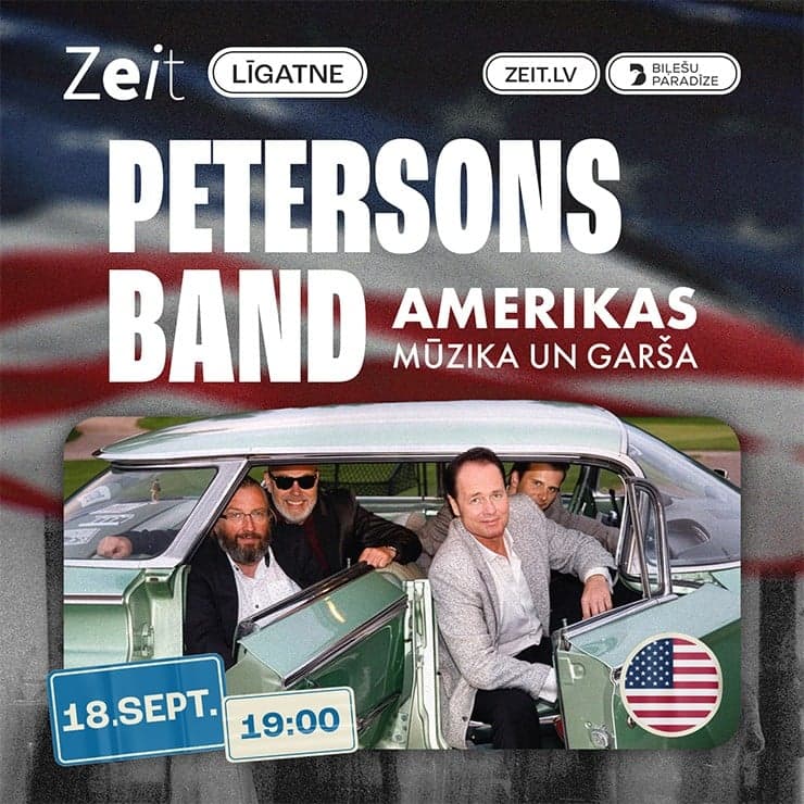 AMERIKAS MŪZIKAS UN GARŠAS VAKARS | PETERSONS BAND