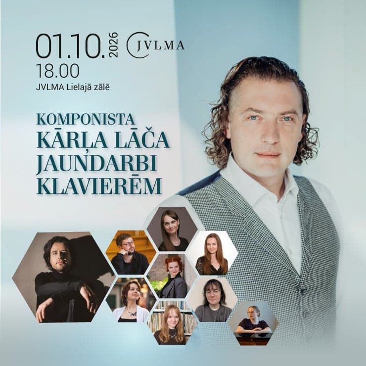 Komponista Kārļa Lāča jaundarbi klavierēm