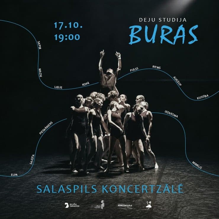 Deju studija BURAS Salaspils koncertzālē