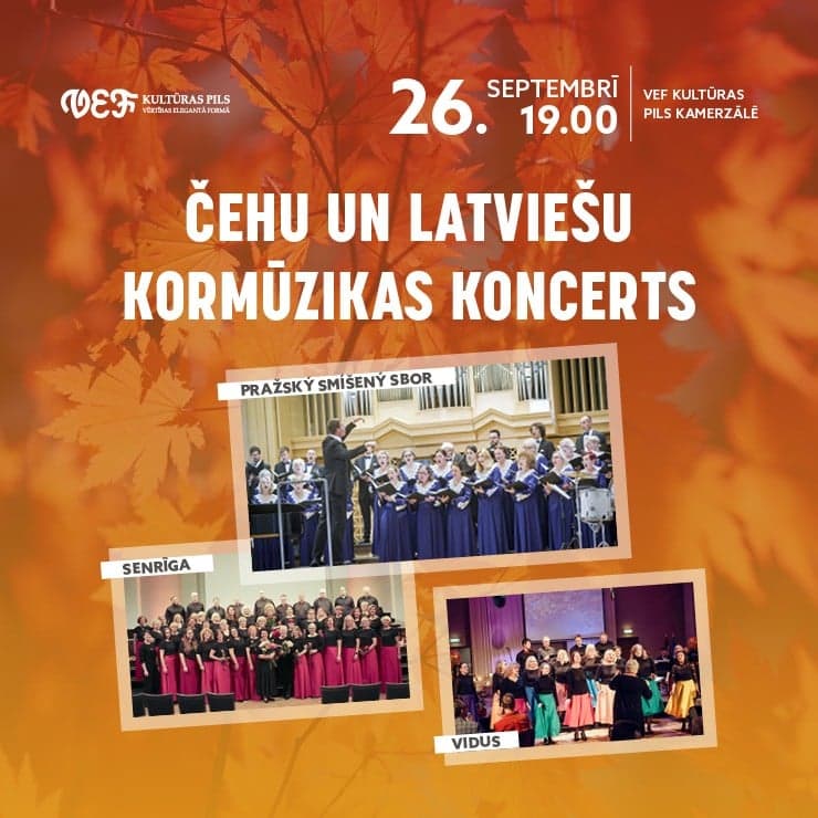 Čehu un latviešu kormūzikas koncerts