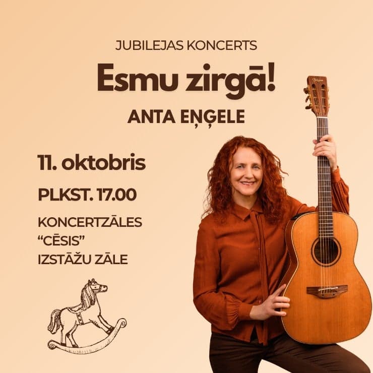 ESMU ZIRGĀ! Cēsīs | Antas Eņģeles jubilejas ieskaņas koncerts