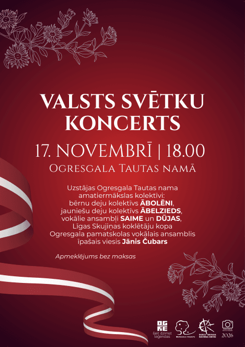Valsts svētku koncerts Ogresgalā