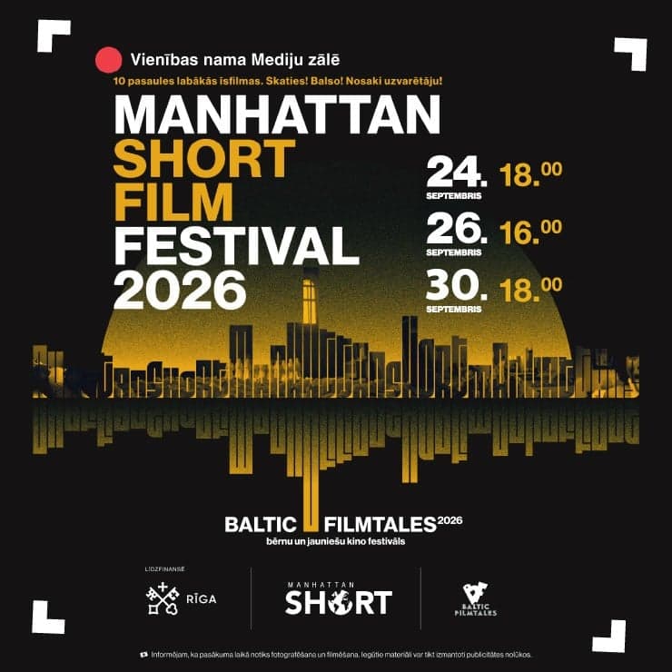 MANHATTAN SHORT īsfilmu festivāls 2026 —Daugavpilī